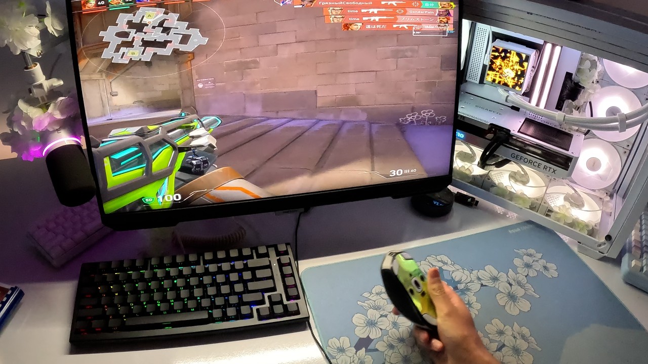 click to try valorant... (ASMR Valorant POV)