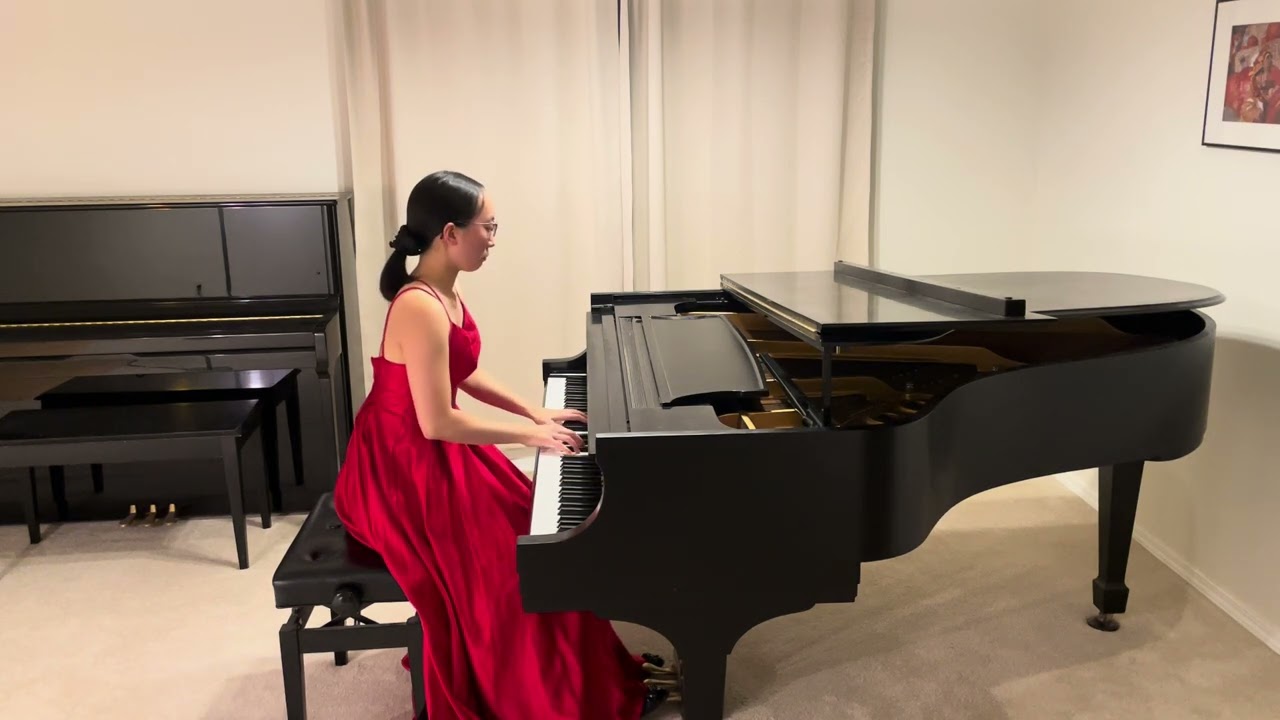 Ellen Li plays Schubert - Sonata in A major, D. 959: II. Andantino