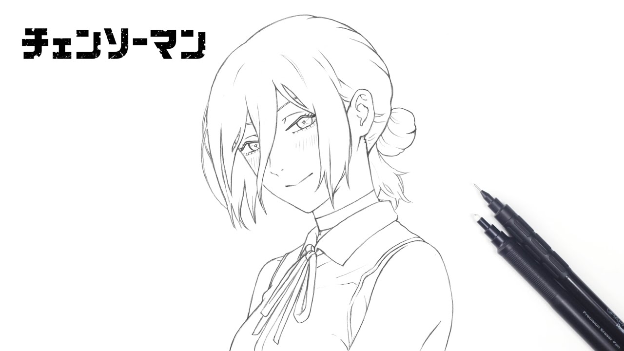How to draw Reze | Chainsaw Man | Reze | Drawing tutorial | レゼ | 如何畫蕾潔 | 鏈鋸人 | 蕾潔 | 蕾塞 | 畫畫教學