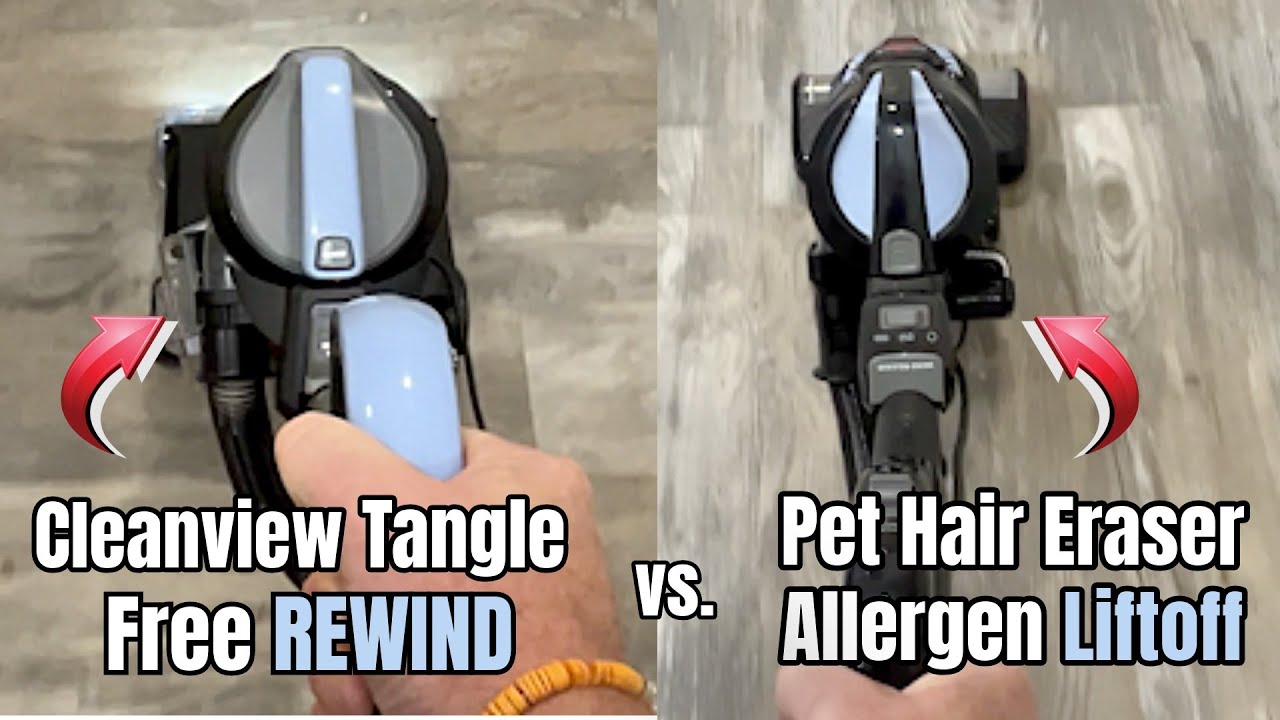 Bissell Cleanview Max Tangle Free Rewind или Pet Hair Eraser Allergen Liftoff?