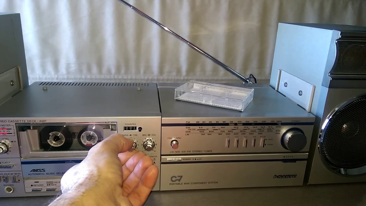 SANYO C-7 SUPER HI-FI COMPONENT.BOOMBOX.