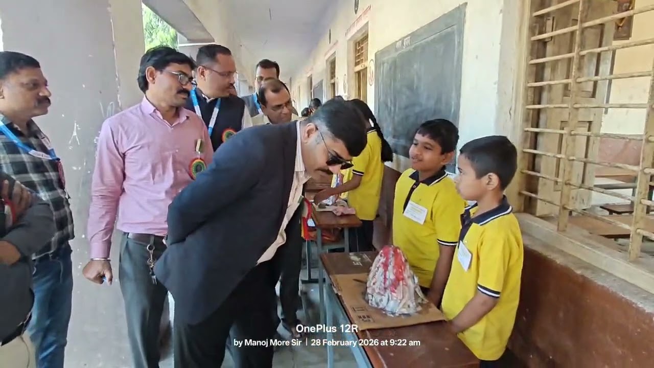 Neharu vidyalaya kingaon 28 february 2026 National science day HM Shri Ravindra Sonawane