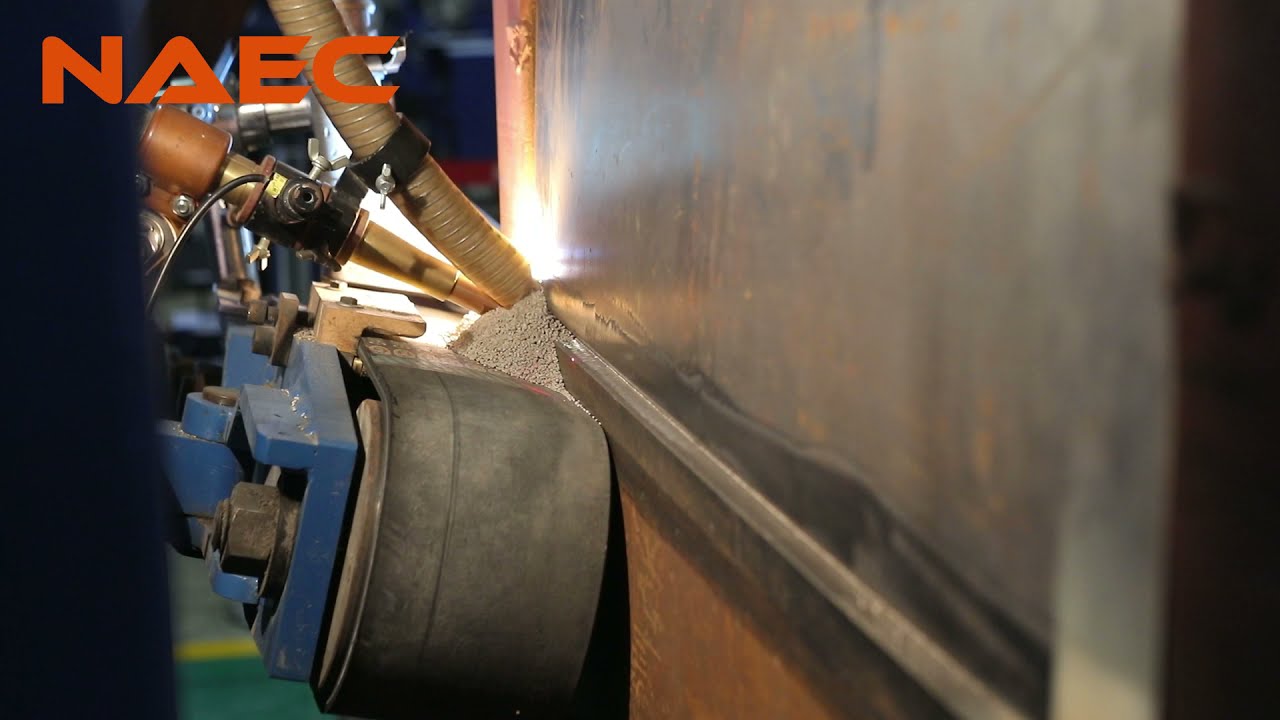 SAW welding process applied on tank construction