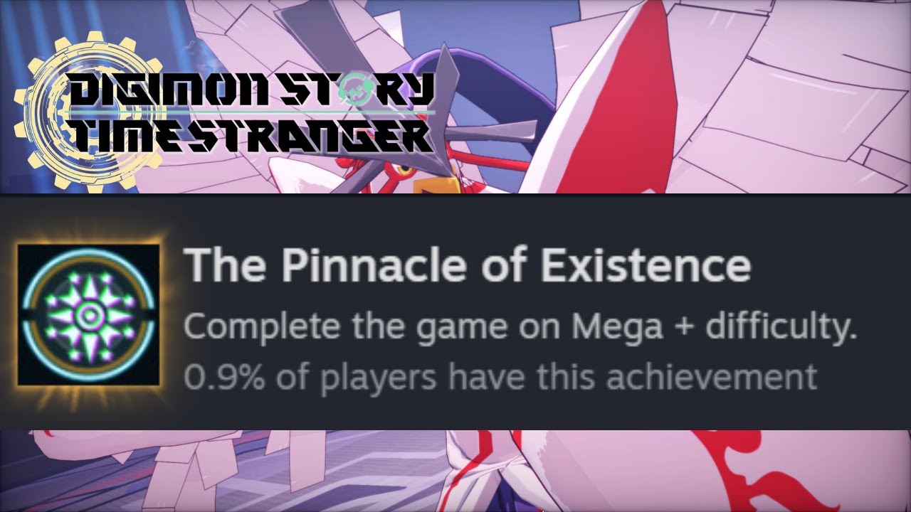 0.9% Of Players Have This Achievement! Digimon Story Time Stranger Mega+ Tips