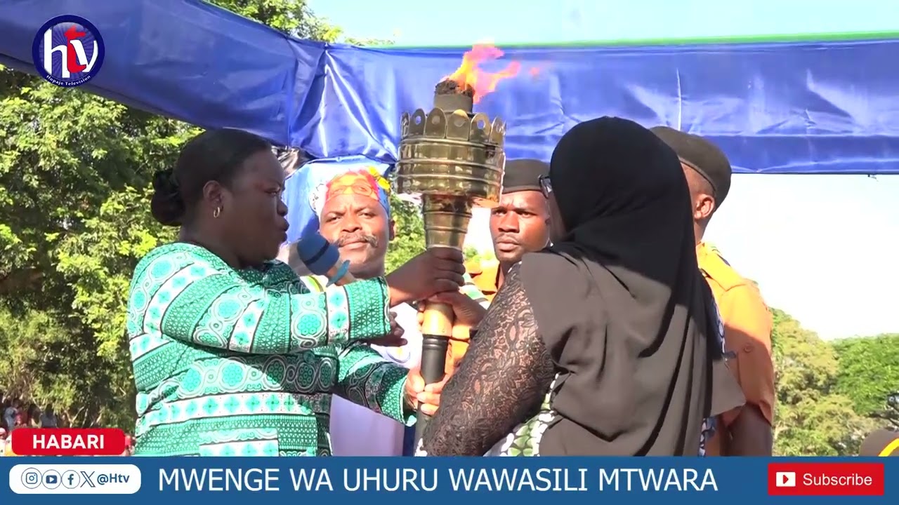TAZAMA MWENGE WA UHURU  2024 ULIVYOWASILI MTWARA KUANZA RASMI KUKAGUA MIRADI