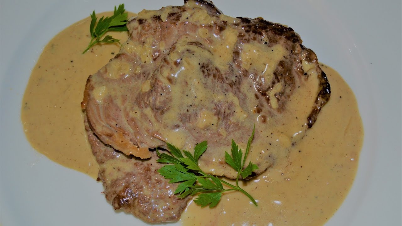 شيف احمد/Steak au poivre ستيك اللحم بصلصة الفلفل الاسود