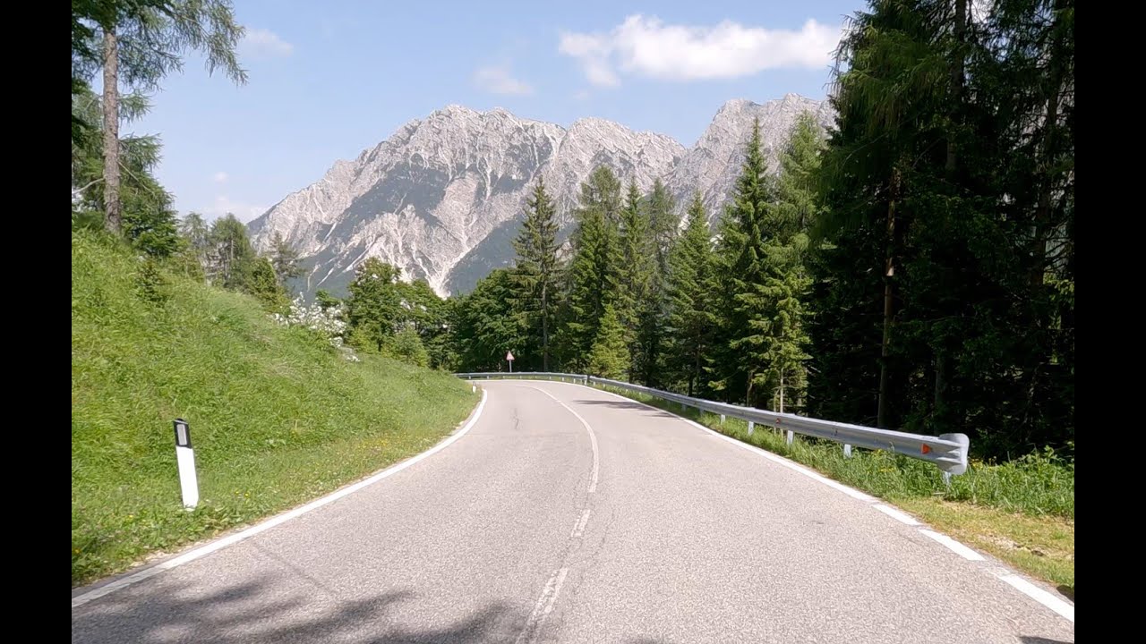 Dolomites Passo Cibiana from Forno to Venas scenic drive