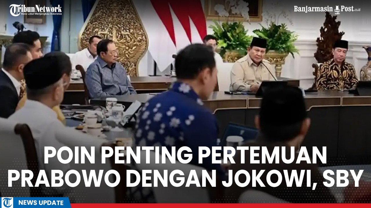 Pesan Pertemuan Prabowo dengan Jokowi dan SBY Hingga Wapres Gibran dan Elite Kunci di Tanah Air