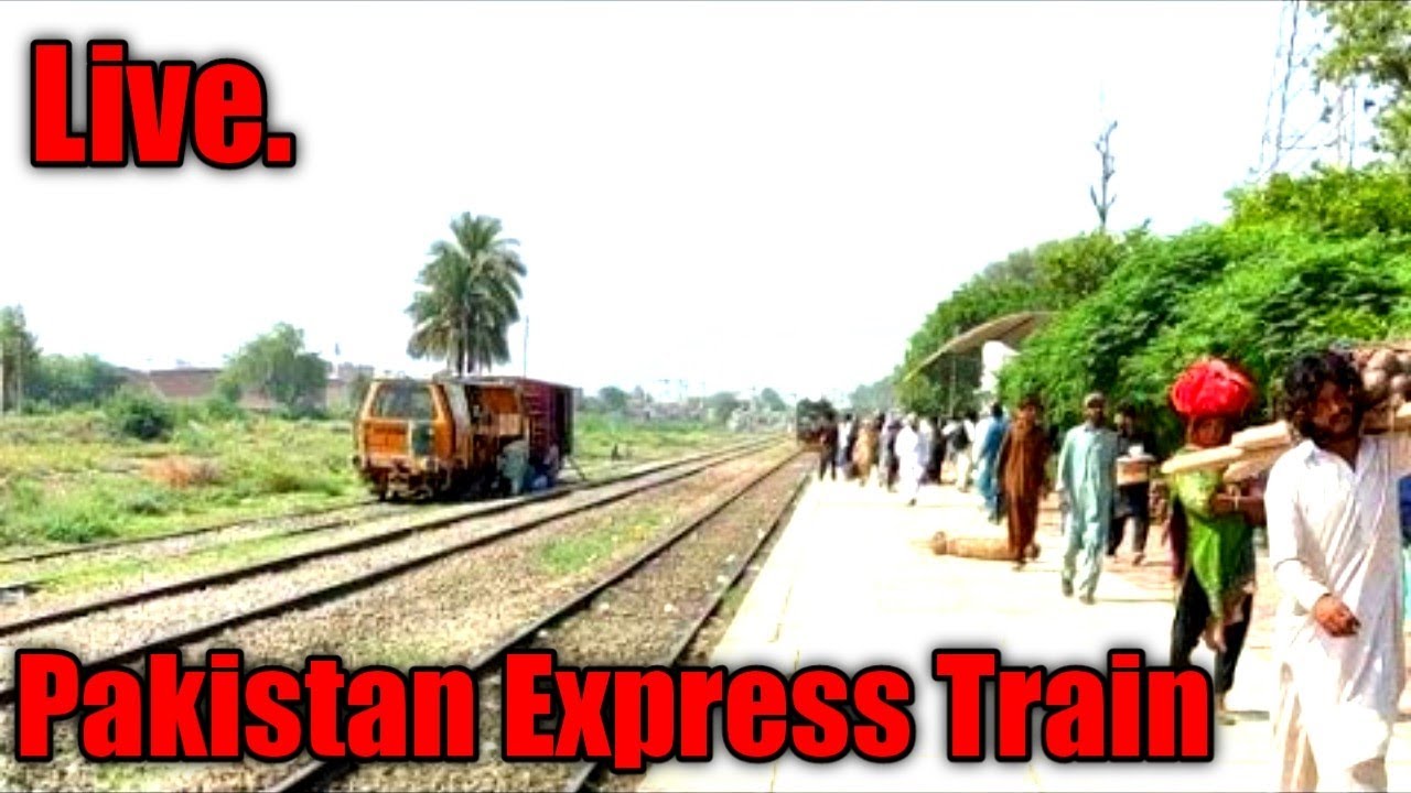 45 Up Pakistan Express Come At Abdul Hakim Railway Station | Pakistan Railway | #Shorts