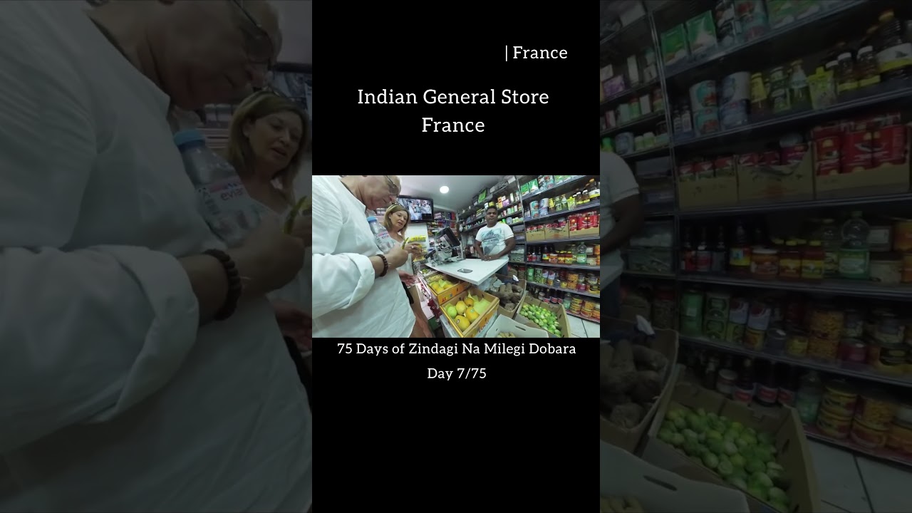 Indian General Store in France | Europe | 75 Days of Europe Series |
