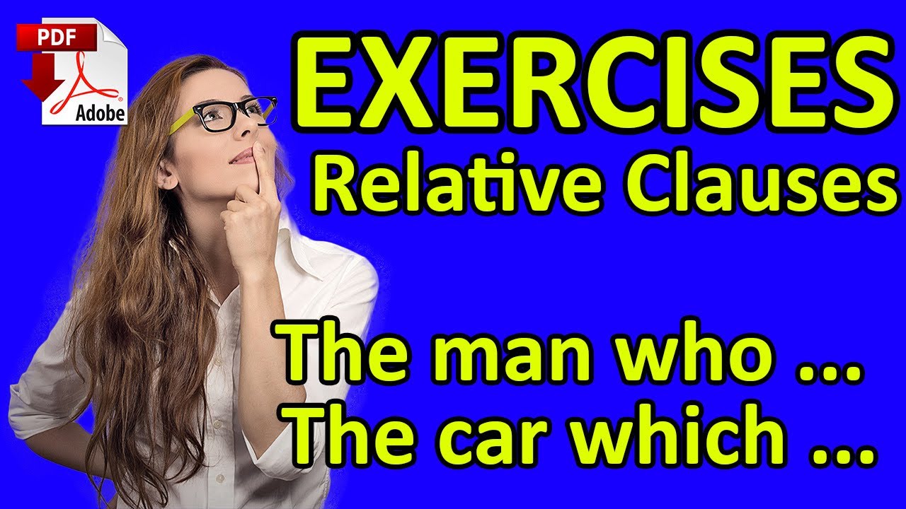 relative clauses - who/which- exercises - improve your grammar - easy English lesson