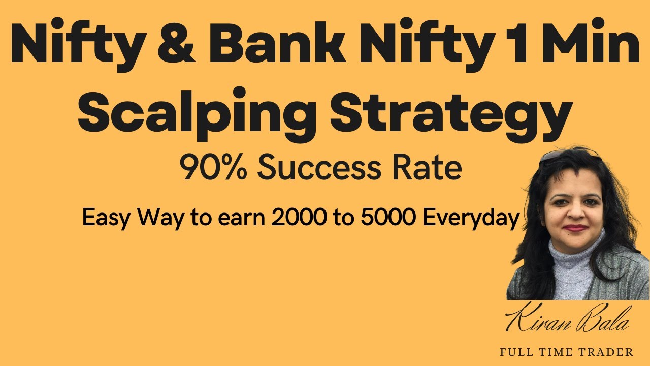 Nifty & Bank Nifty Scalping Strategy : Make Money in 1 Min : 90% Success Rate