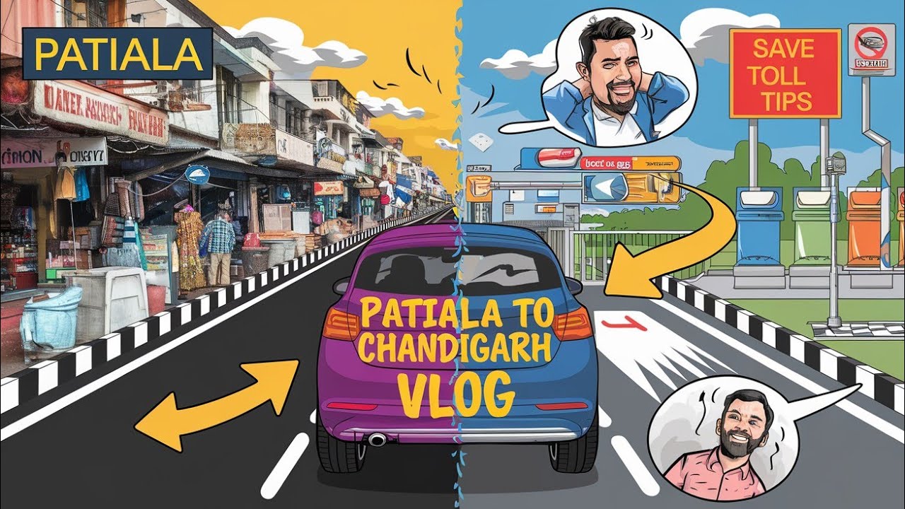 Patiala to Chandigarh Road Trip: Kaunsa Raasta Best? Toll Bachao & Funny Moments Dekho