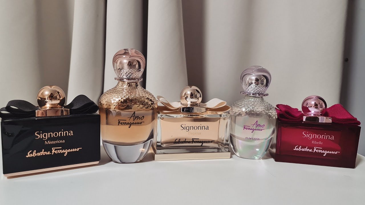 |SALVATORE FERRAGAMO PERFUME COLLECTION|REVIEW - Signorina Misteriosa,Ribelle,Eleganza,Amo Ferragamo