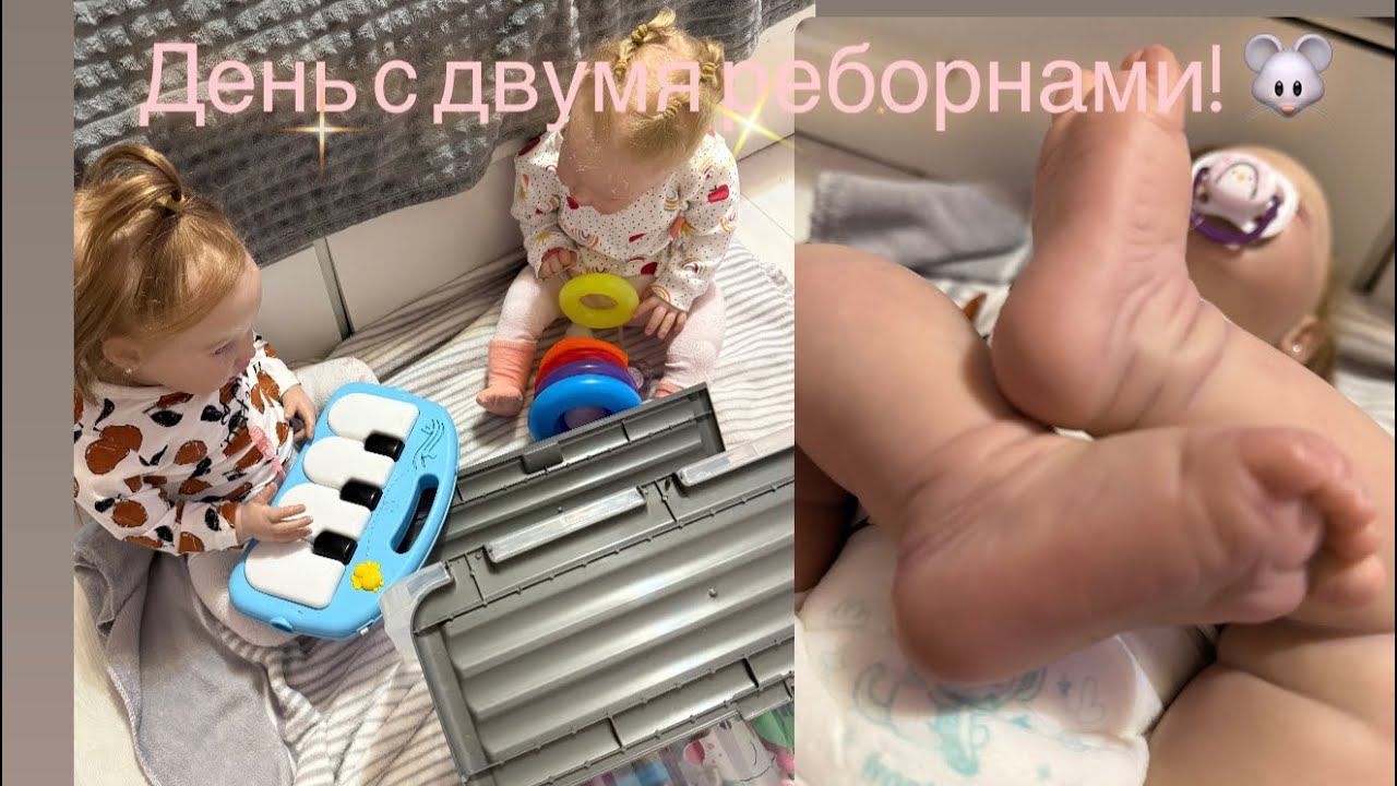 День с реборном Симой и Стешей!/ пришли с детского сада/ ROLEPLAY!!!
