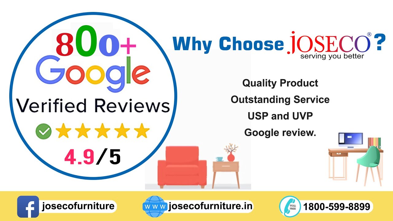 Why Choose JOSECO ? We Customize Furniture with Guarantee to Fit your Interior | Marthandam