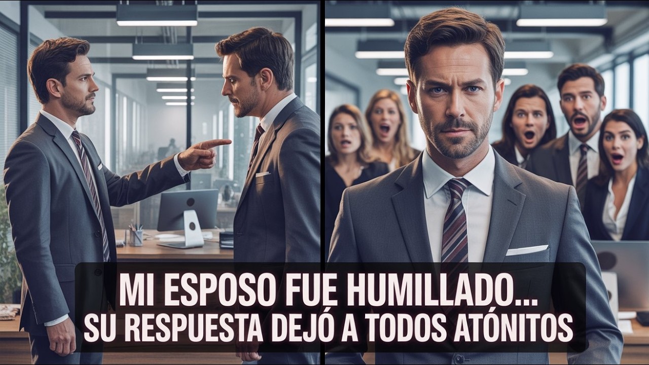 “Vi cómo mi esposo fue humillado por mi jefe, pero su respuesta dejó a todos atónitos ”