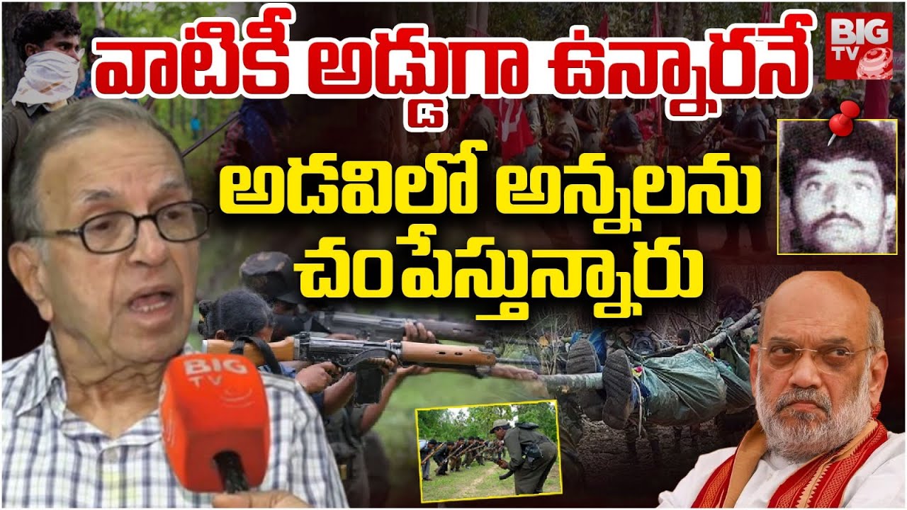 అందుకే చంపేస్తున్నారు | Professor Haragopal Comments On Chhattisgarh Encounter | Viral |  BIG TV