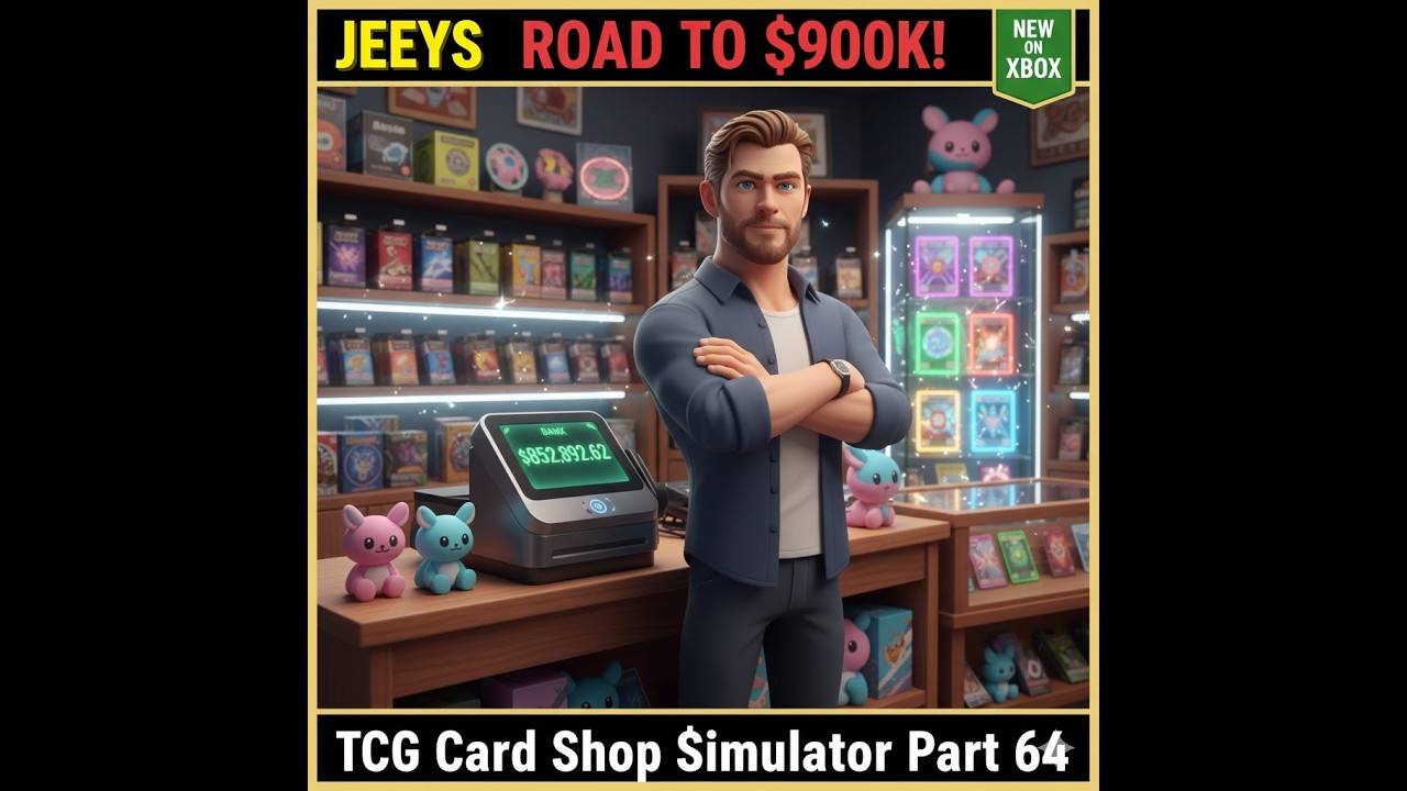 XBOX LAUNCH WEEK!🎮Celebrating With Big Sales! TCG Card Shop Simulator 64 #videogame #ohhaiyo #jeeys