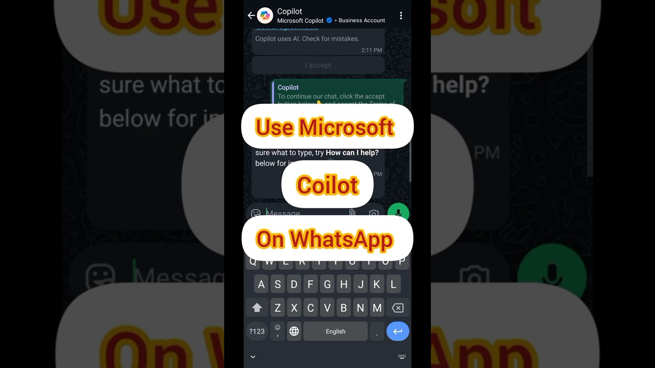 How to Add Microsoft Copilot on WhatsApp 🤖💬 | AI Assistant Setup 