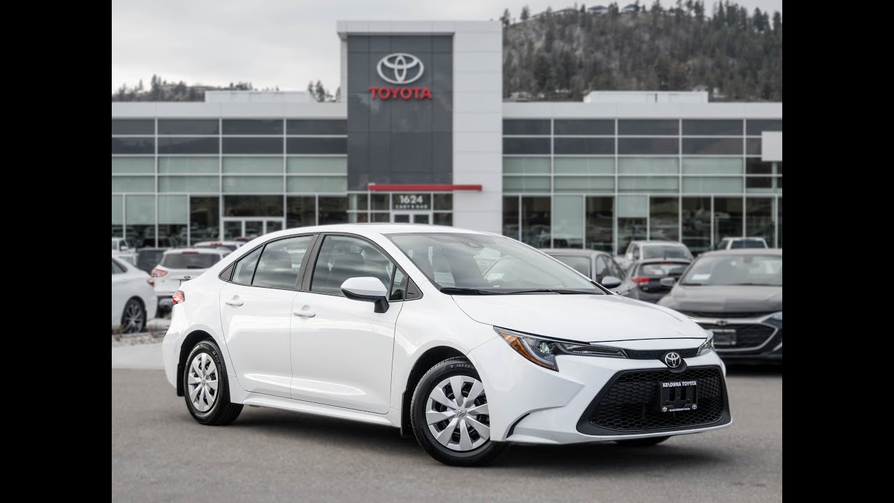 White Used 2022 Toyota Corolla L Walkaround - Kelowna Toyota