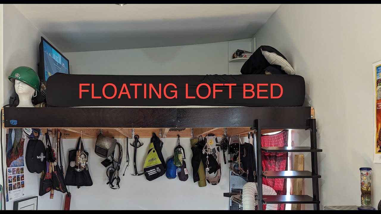 BUILD A LOFT BED WITH NO SUPPORT BEAMS