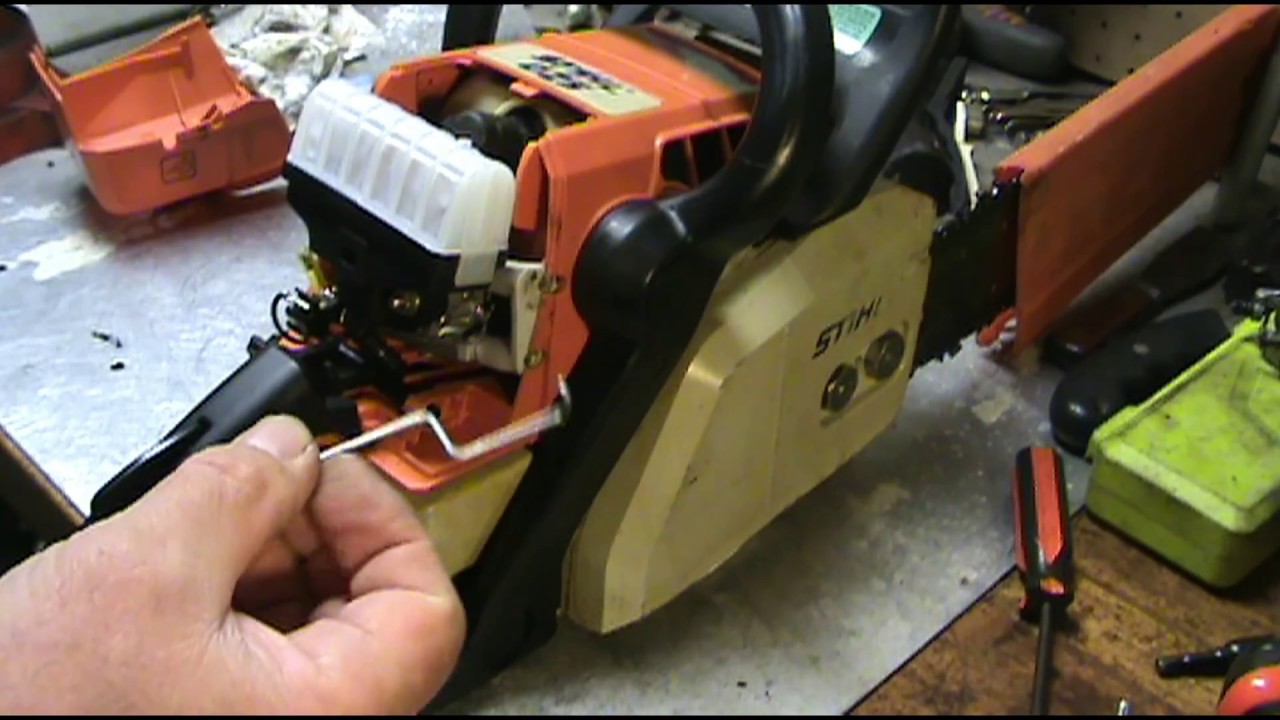 Stihl 025 carb and fuel line replacement