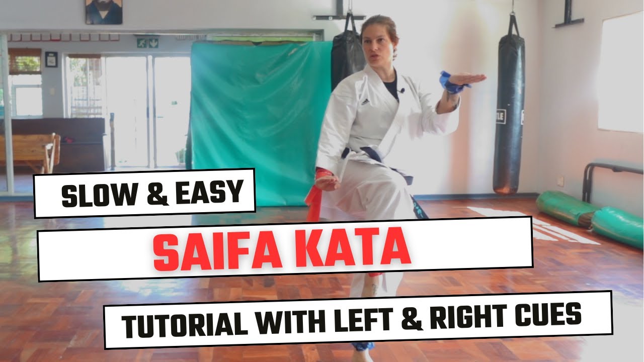 Learn Saifa kata for Goju Ryu with left and right guides