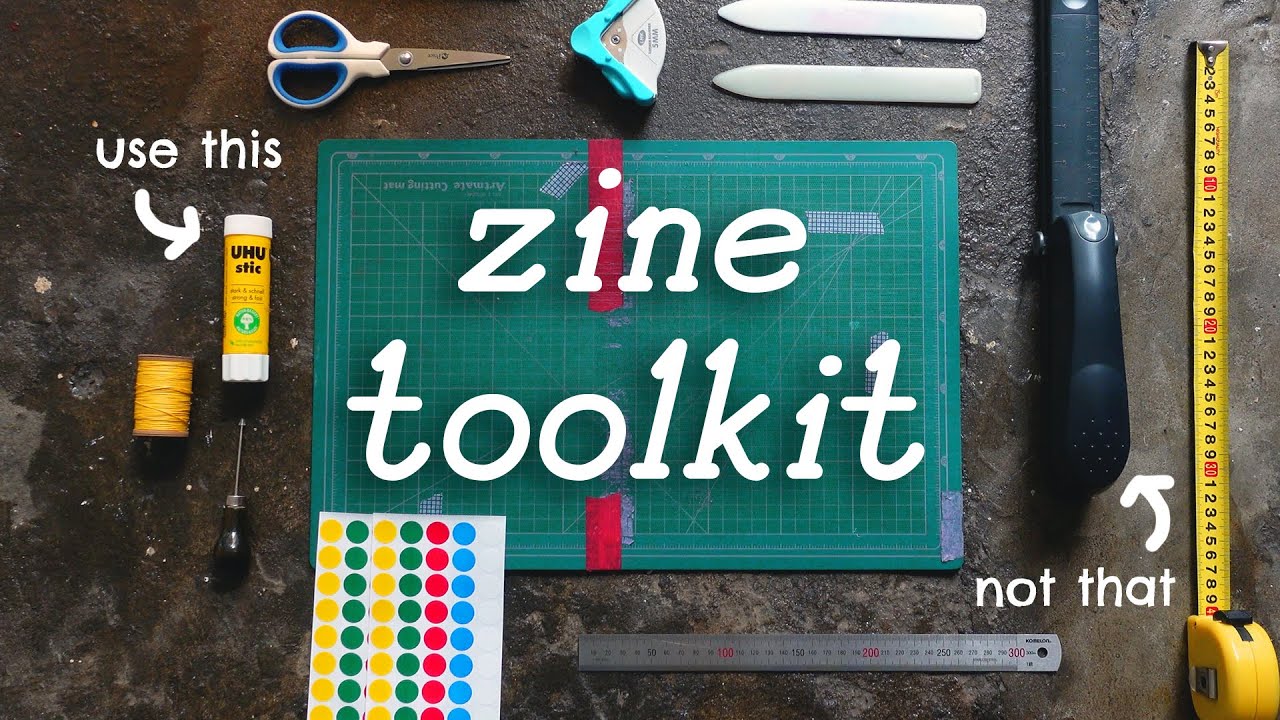 ZINE ESSENTIALS ✂️ The Tools You Actually Need