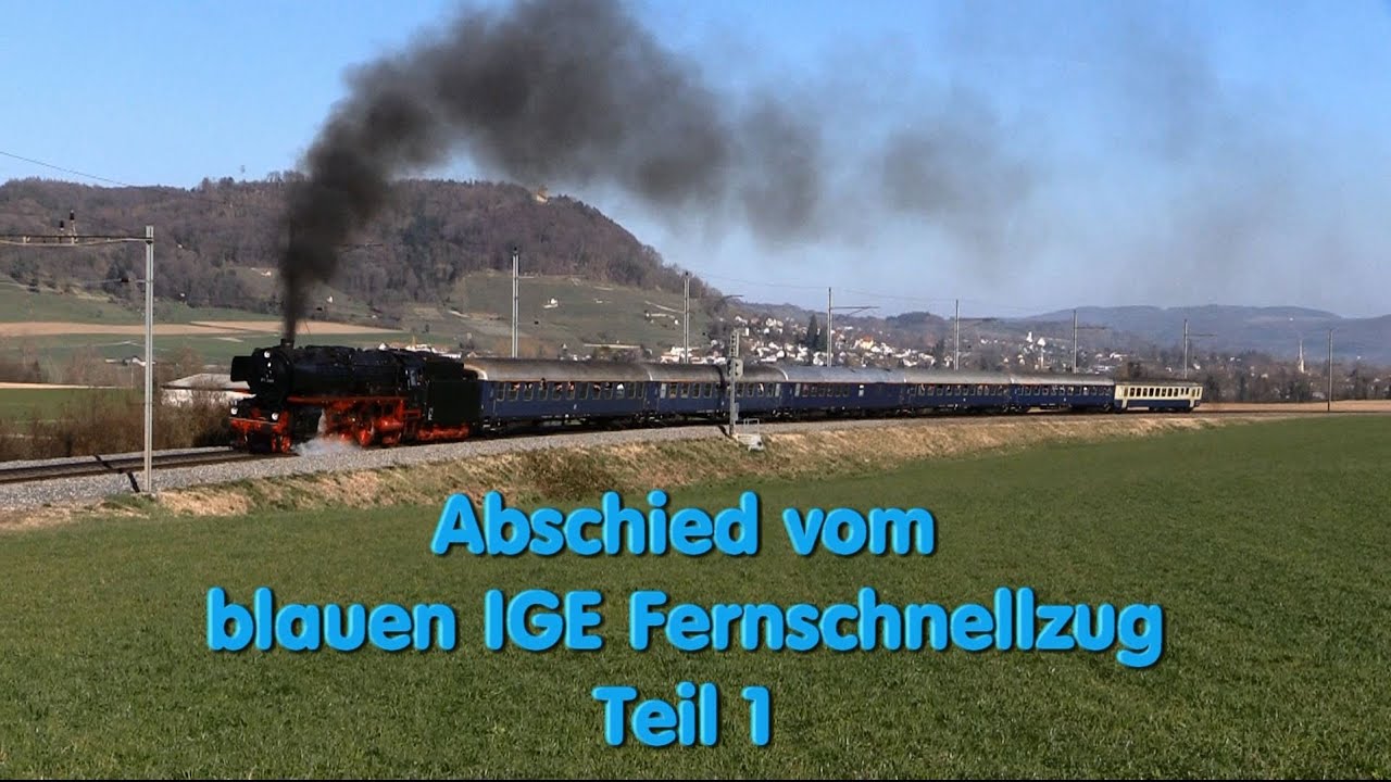 Abschied vom blauen IGE Fernschnellzug
