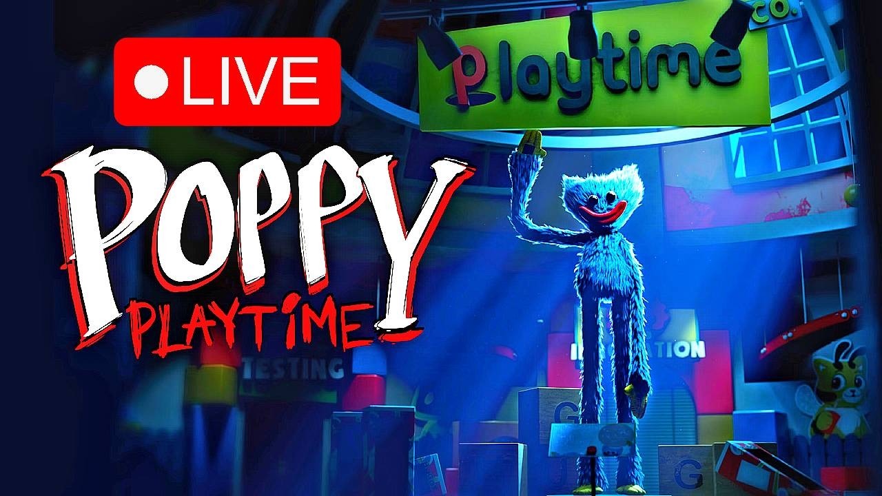 🔴 LIVE: Finishing the entire Poppy Playtime Story 🎈 today! (CHAPTER-5)