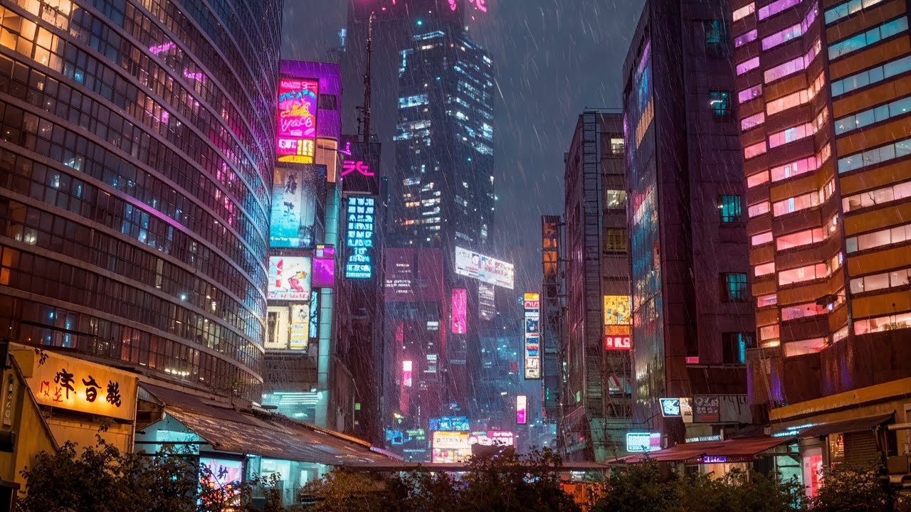 Rainy Neo Tokyo Shinagawa / 雨のネオ東京品川