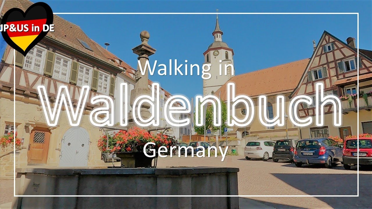 【Waldenbuchドイツ】🇩🇪Walking in Waldenbuch Germany / Day Trip from Stuttgart / Walking Tour