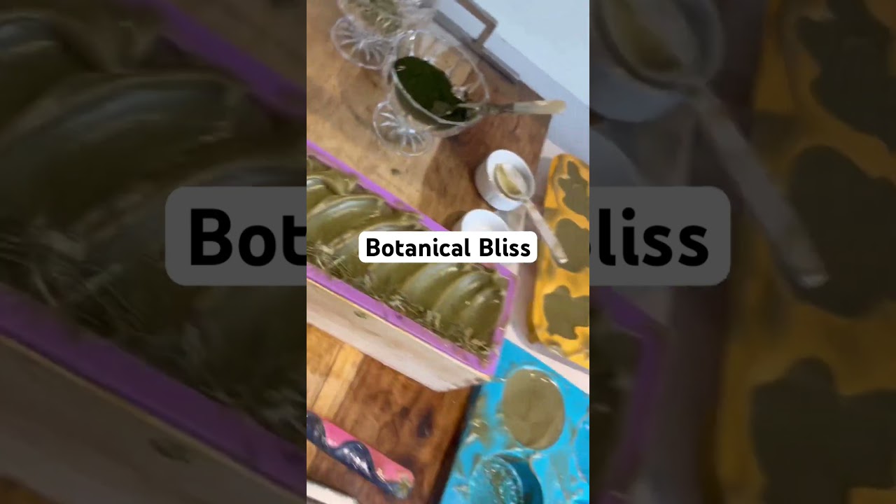 Making botanical bliss- most moisturising botanical soap ever made:) #soapmaking