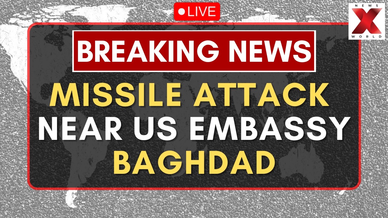 US Embassy Iraq Attacked LIVE : Fire And Smoke Seen At US Embassy In Iraq After Missile Attack