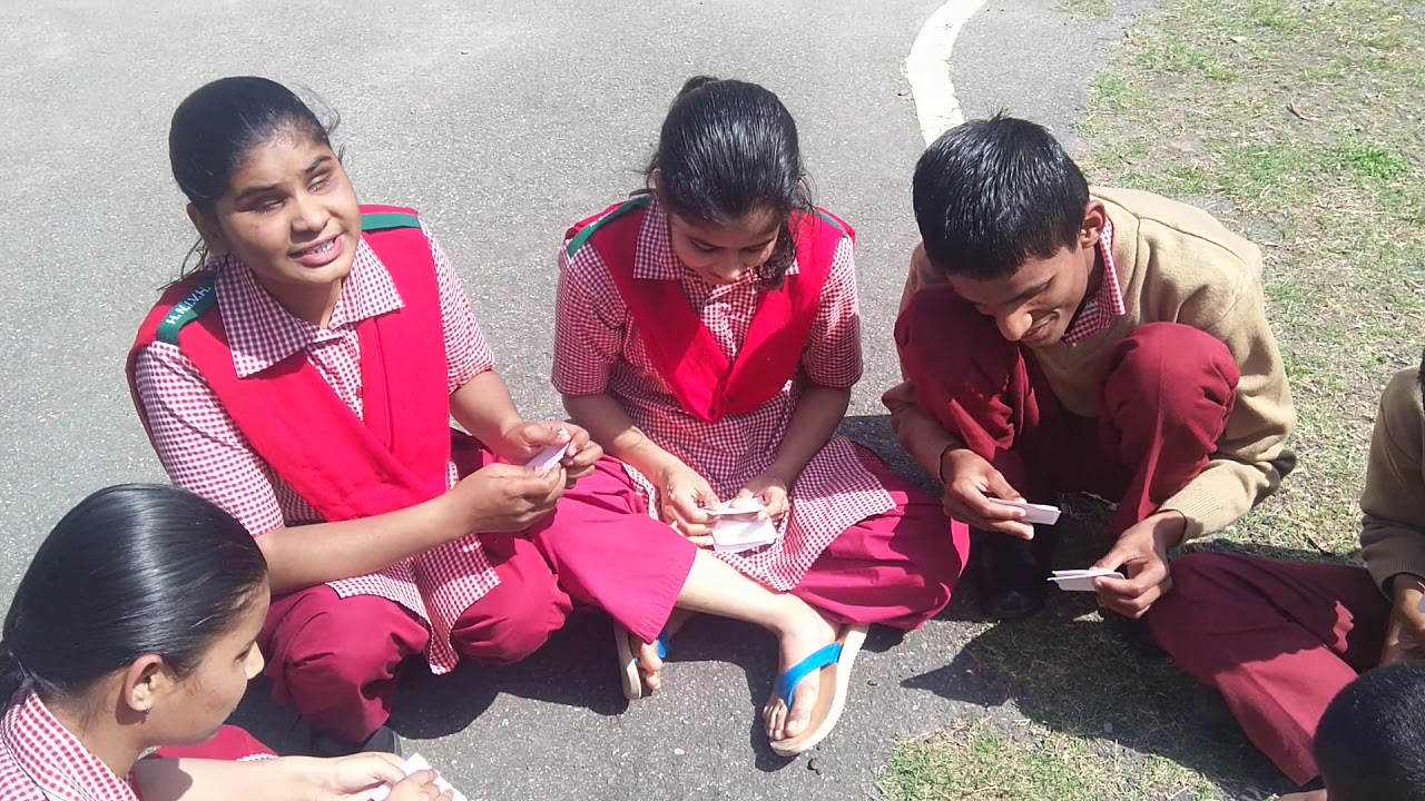 Blind students of MSVH NIEPVD Dehradun: Enjoying the sunshine