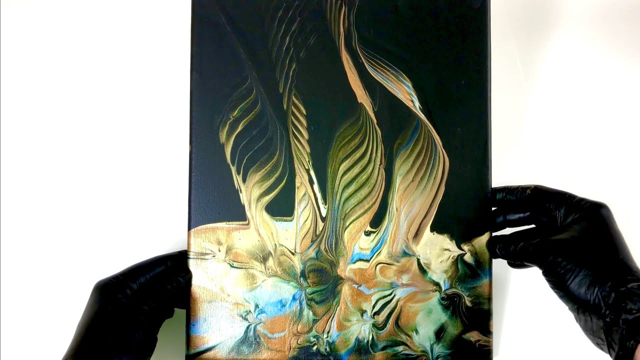 Catalyst Wedge Pour Painting: Mesmerizing Art Technique