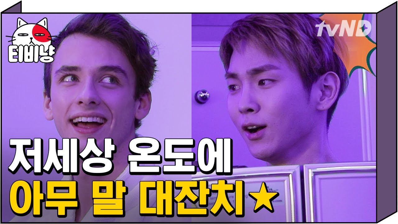 [티비냥] 들어가자마자 방언 터지는 매력 ㅋㅋㅋ 이 와중에 재간부리는 키의 냉각사우나 도전!! | #서울메이트2 190218 #02