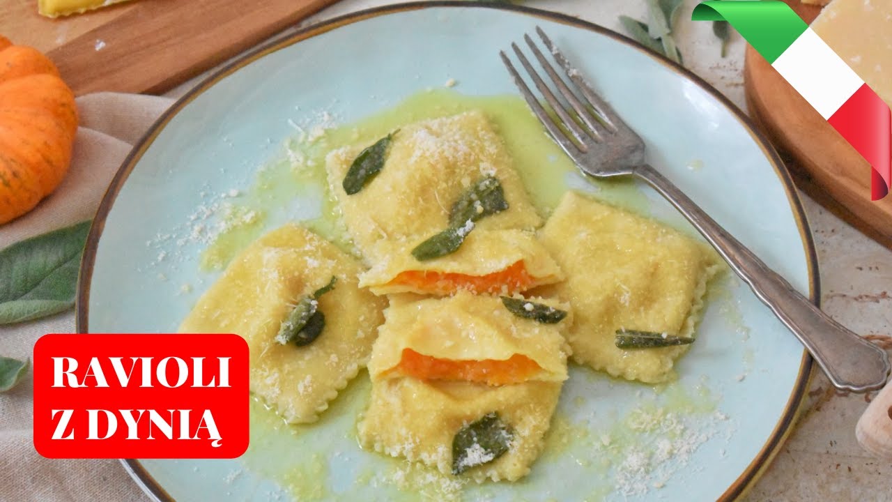 Włoskie RAVIOLI z DYNIĄ i masełkiem szałwiowym 🥟🎃🥟 | Włochy od kuchni