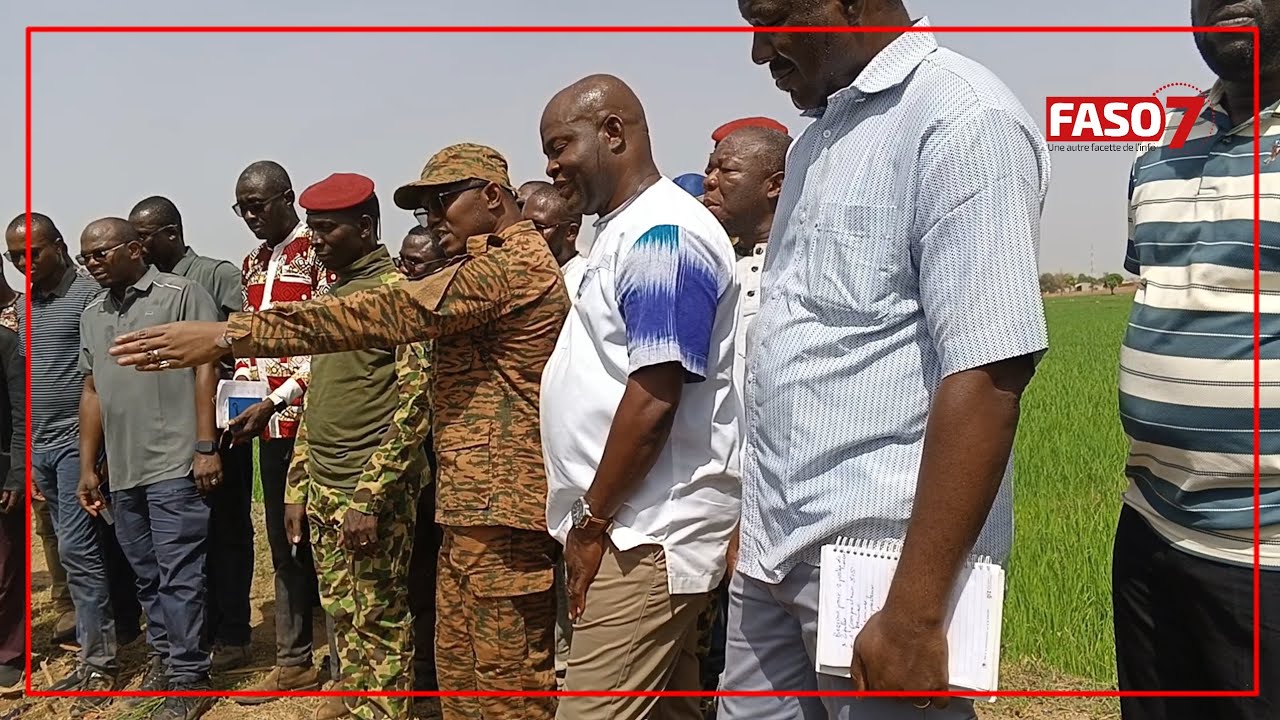 Burkina Faso : Le Commandant Ismaël Sombié touche du doigt le succès du blé à Banzon et Bama