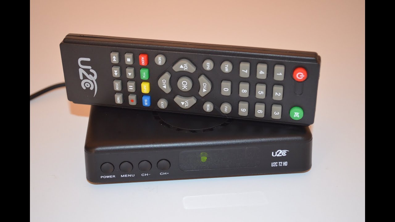 Тюнер (ресивер) Т2 (DVB-T2) U2C HD NEW - обзор и настройка