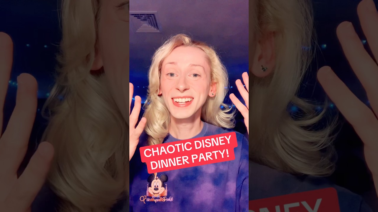 Chaotic Disney Dinner Party! 🍽️  #disney