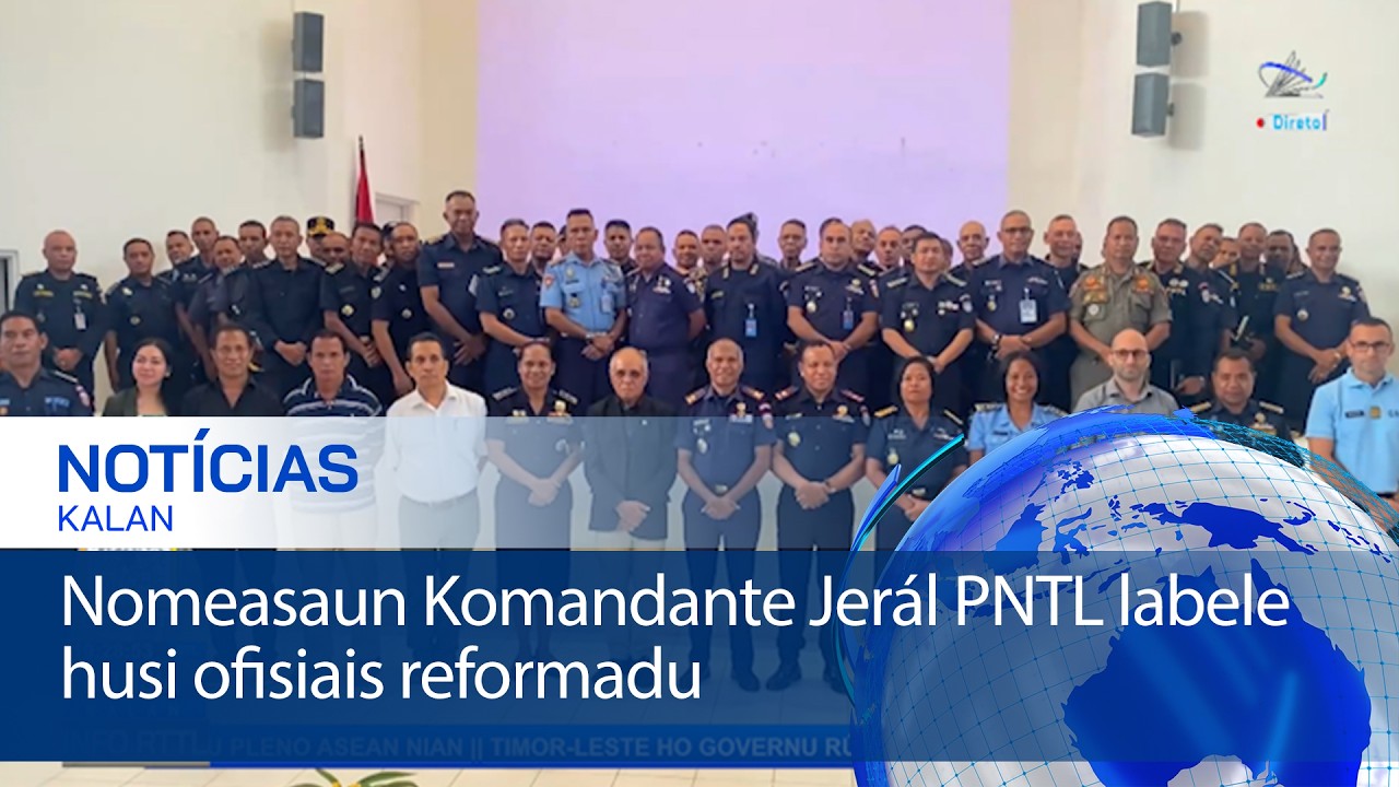 Nomeasaun Komandante Jerál PNTL labele husi ofisiais reformadu