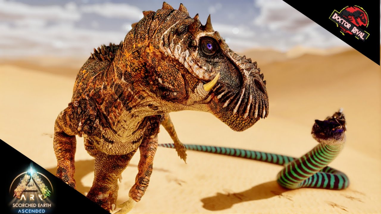 Fearsome Predator In ARK - The TYRANNODOMINATOR || Taming with Gigantophis || Ark Ascended