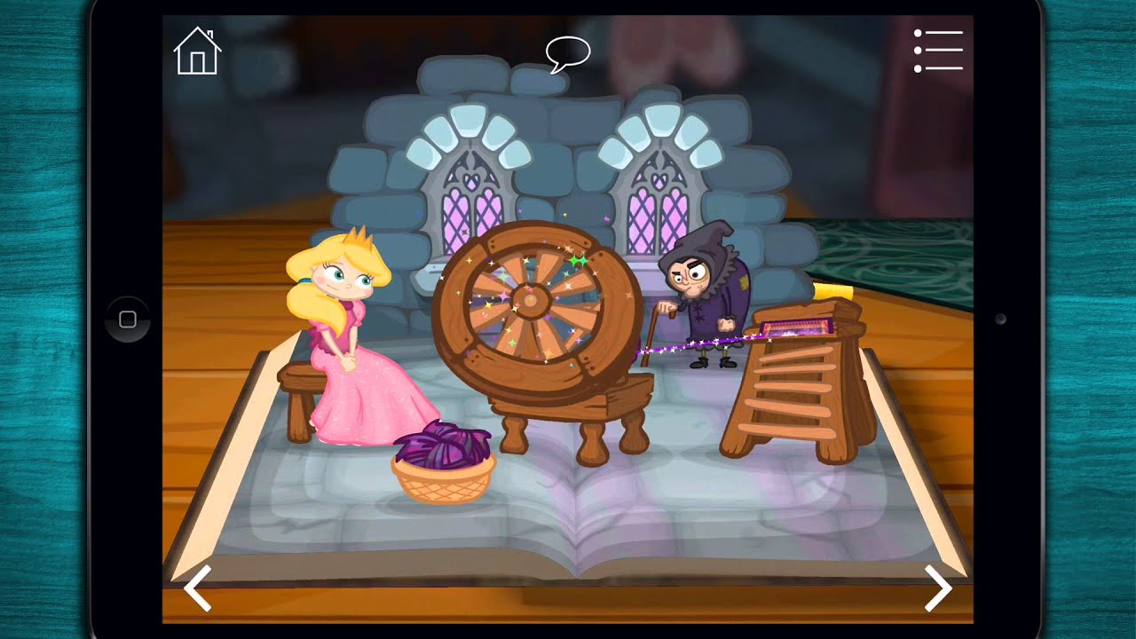 ♣ Grimm's Sleeping Beauty - Storybook & Reading & Good Night App for Kids - iPad/Android