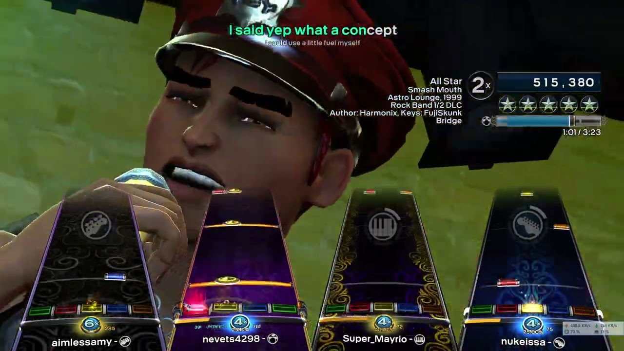 Allstar (1999) By Smash Mouth - Full Band Gold Rock Band 3 Deluxe RPCS3