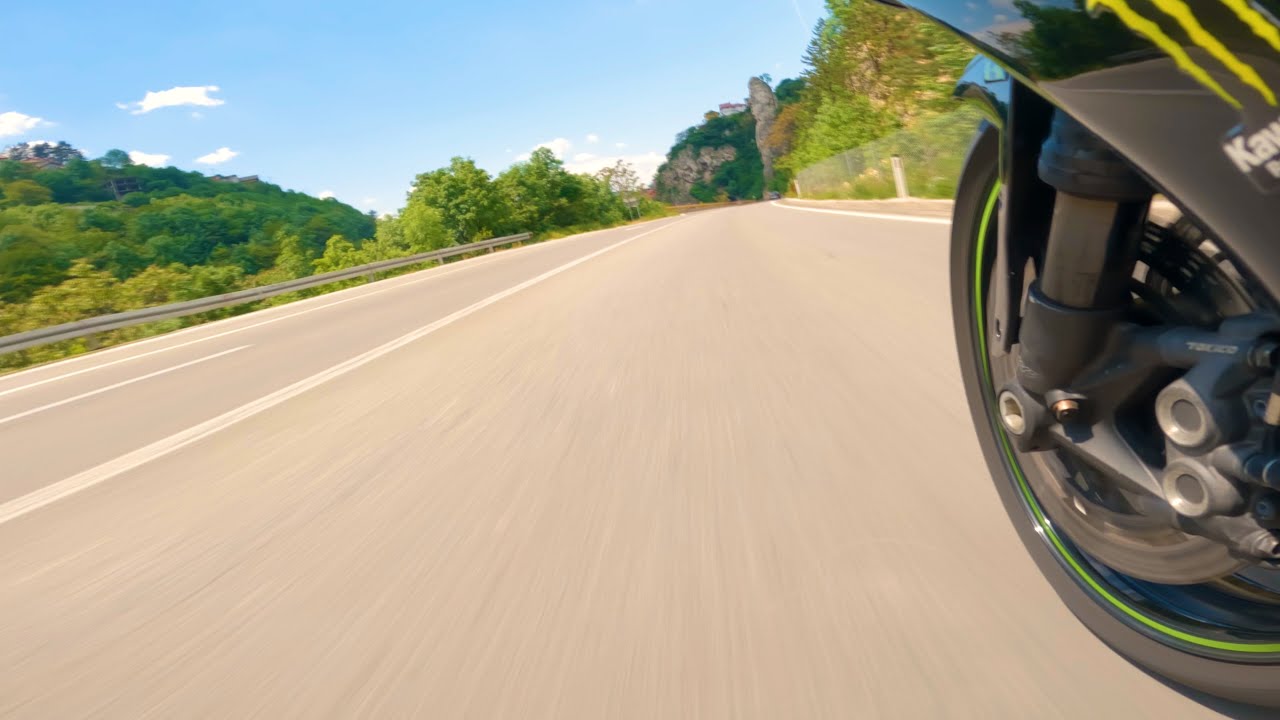 KAWASAKI NINJA ZX10R - ONLY EXHAUST SOUND - ONBOARD 4K !!! 🔥🔥