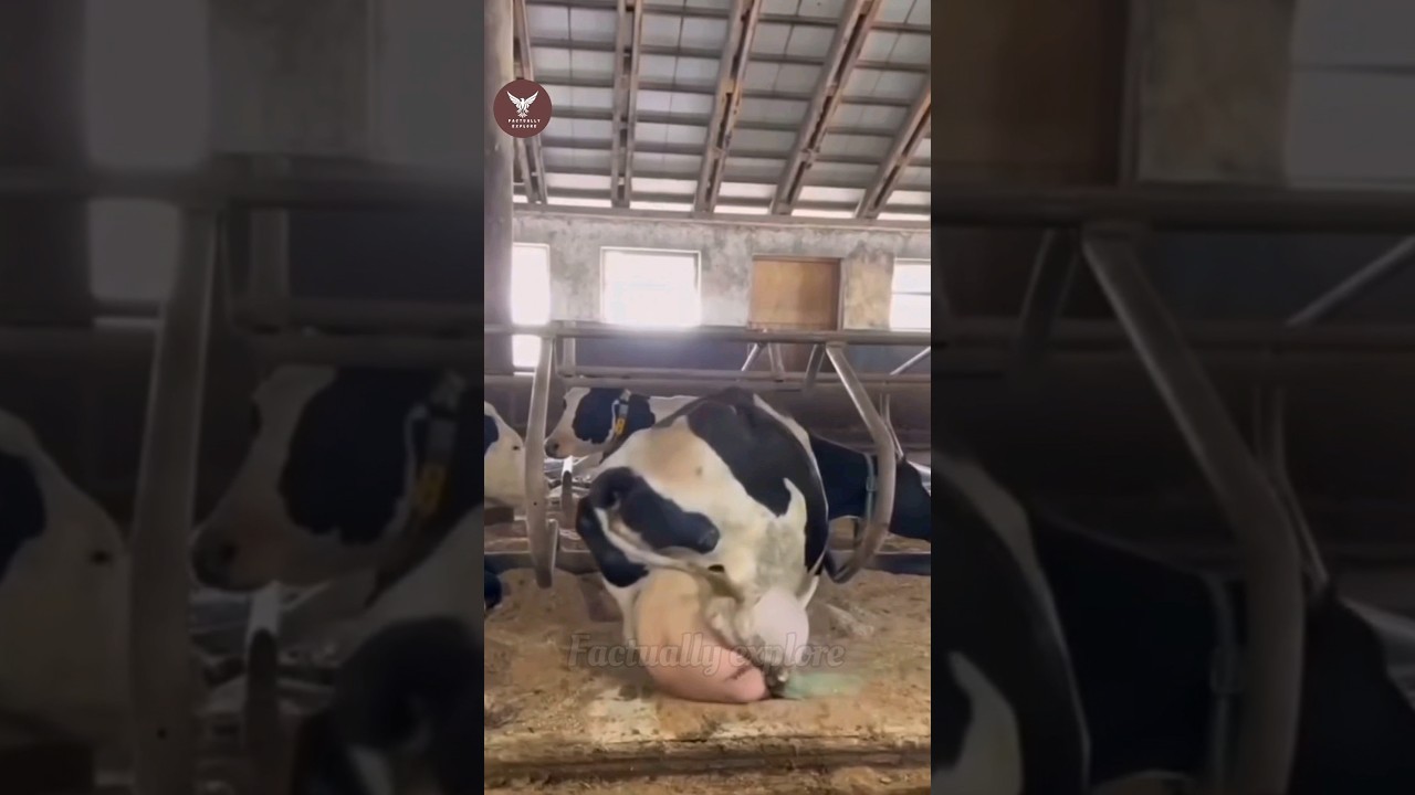 This is how cows are kept in foreign countries