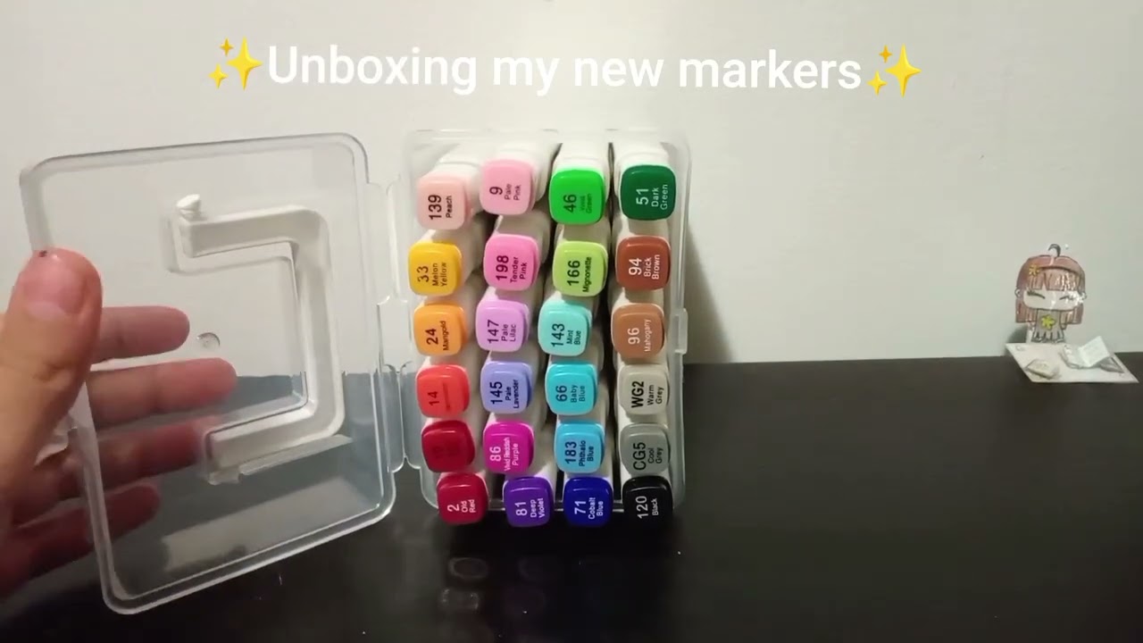 ✨Unboxing my new markers✨