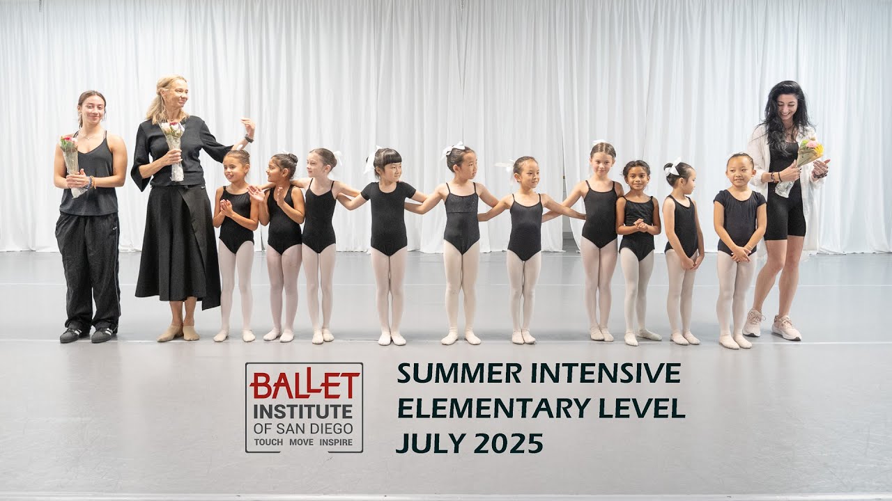Summer Intensive 2025 final performance. Elementary Level, age 6-11